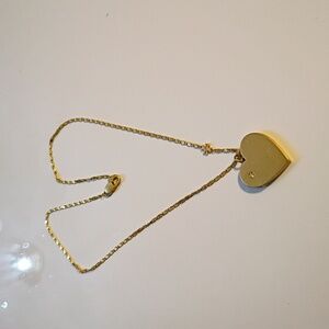 Tory Burch Gold Tone Heart Locket necklace
